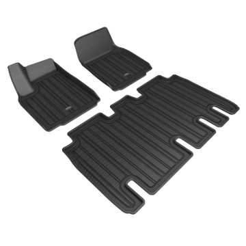 Picture of 3D MAXpider 22-24 Tesla Model X 5-Seat Elitect Black R1 R2