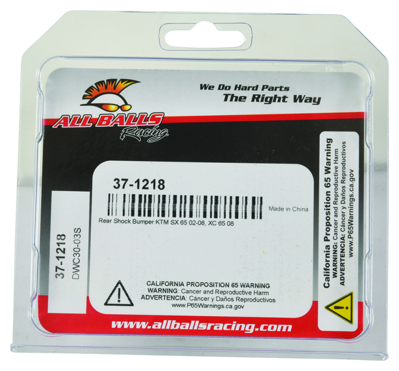 Picture of All Balls Racing ABR Shock Bumpers Bump Stops - 37-1218