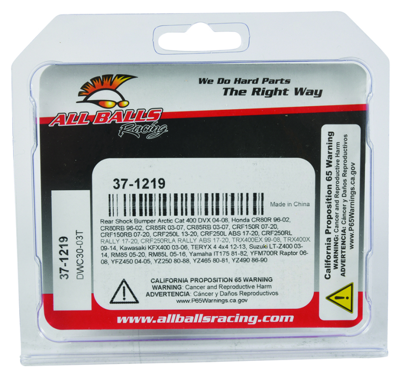 Picture of All Balls Racing ABR Shock Bumpers Bump Stops - 37-1219