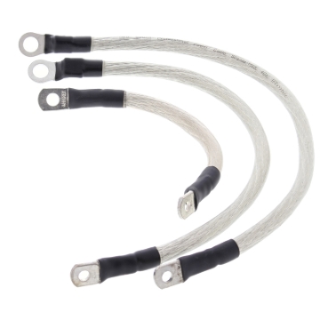 Picture of All Balls Racing 86-88 Harley-Davidson FLST Heritage Softail Battery Cable Kit Clear