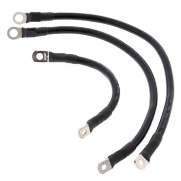 Picture of All Balls Racing 86-88 Harley-Davidson FLST Heritage Softail Battery Cable Kit Black