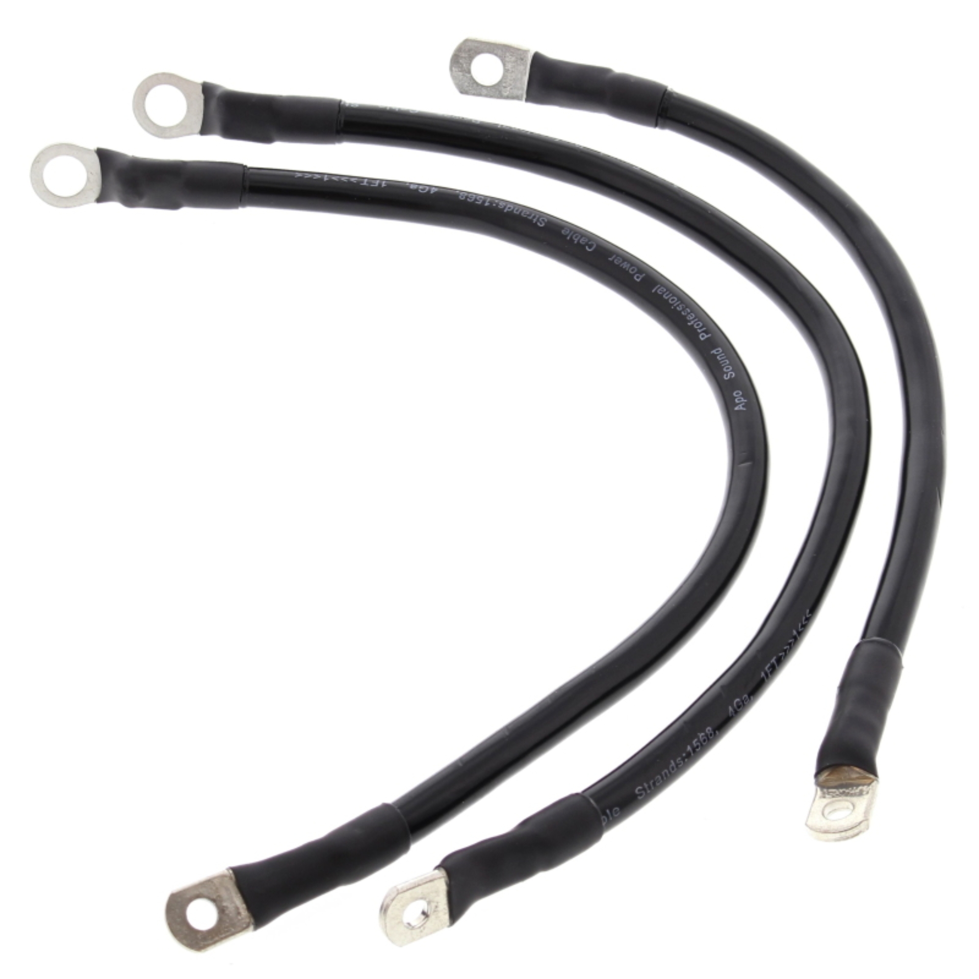Picture of All Balls Racing 86-88 Harley-Davidson FXR Super Glide Battery Cable Kit Black