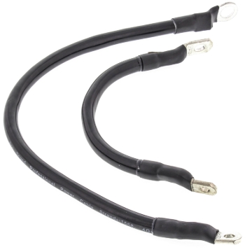 Picture of All Balls Racing 66-77 Harley-Davidson FLH Electra Glide Battery Cable Kit Clear