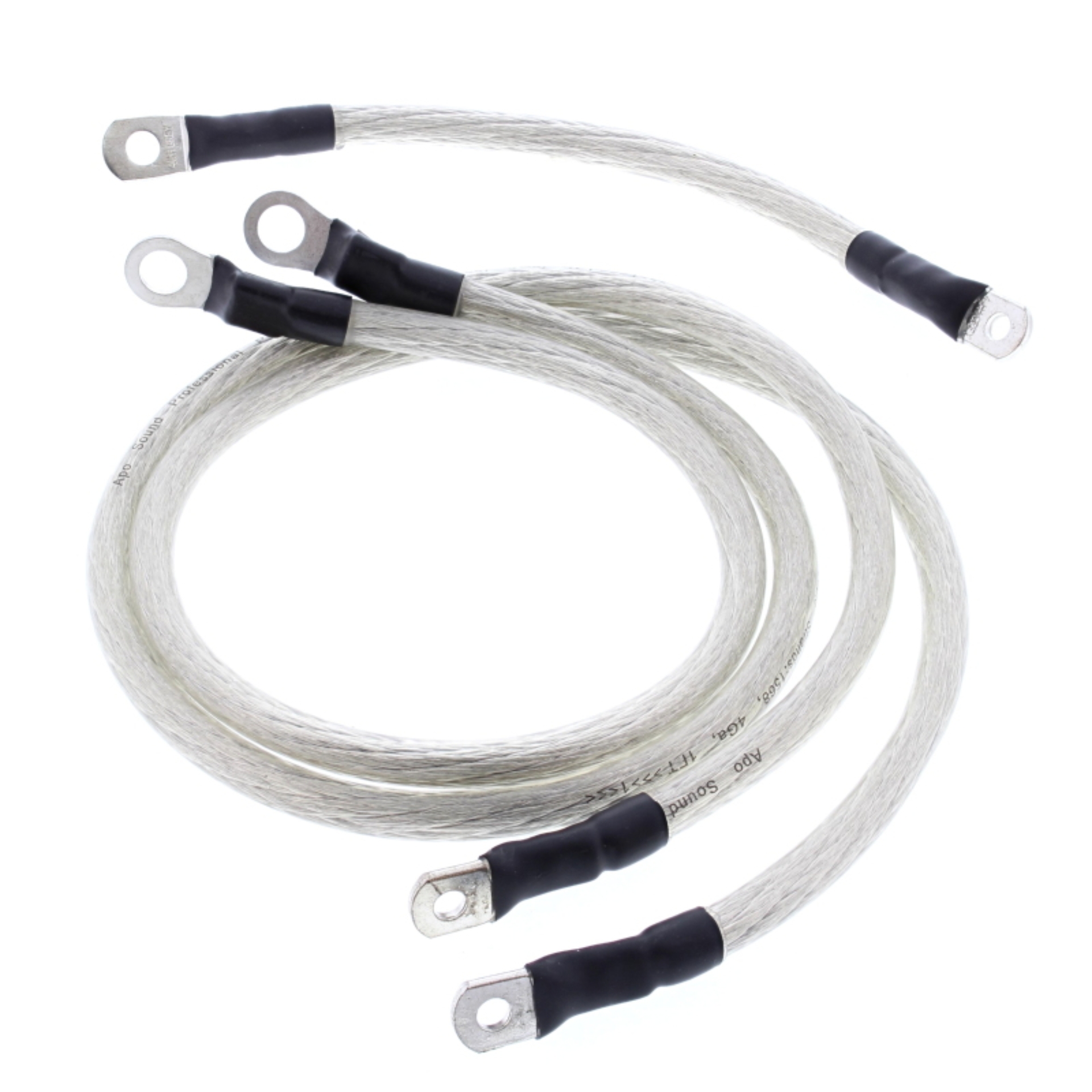 Picture of All Balls Racing 80-81 Harley-Davidson FLH Electra Glide Battery Cable Kit Clear