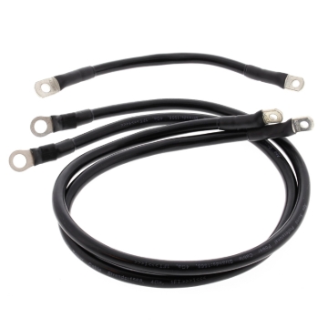 Picture of All Balls Racing 80-81 Harley-Davidson FLH Electra Glide Battery Cable Kit Black