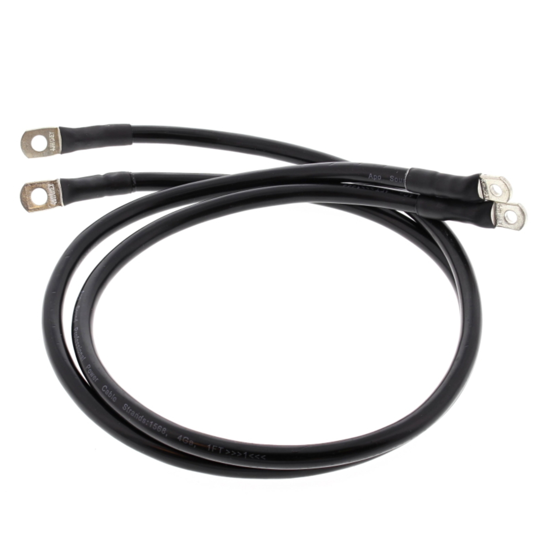 Picture of All Balls Racing 89-92 Harley-Davidson FLHS Electra Glide Sport Battery Cable Kit Black