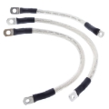 Picture of All Balls Racing 94-98 Harley-Davidson FLHR Road King Battery Cable Kit Clear