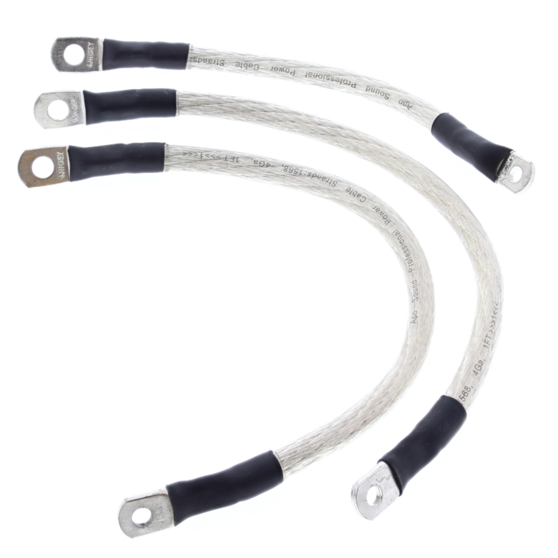 Picture of All Balls Racing 94-98 Harley-Davidson FLHR Road King Battery Cable Kit Clear