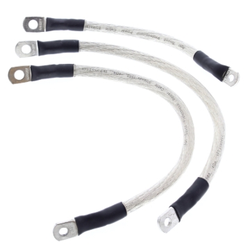 Picture of All Balls Racing 94-98 Harley-Davidson FLHR Road King Battery Cable Kit Clear