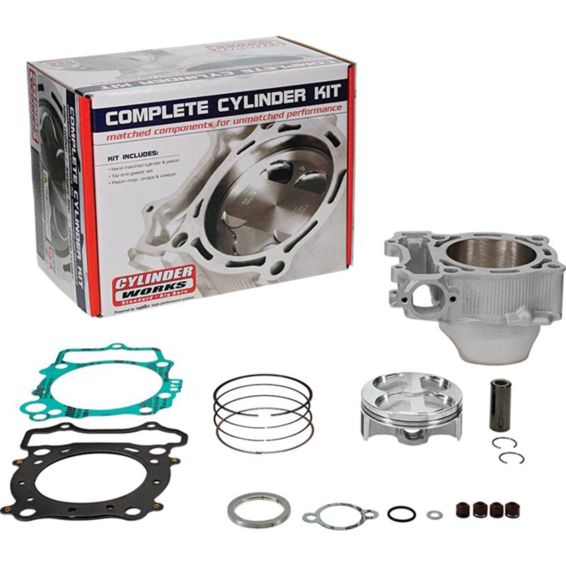 Picture of Cylinder Works 20-23 Yamaha WR 250 F 250cc Standard Bore Cylinder Kit 13.8:1 Comp. 77mm