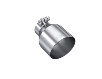 Picture of MBRP Universal Stainless Steel Tip 2.5in ID / 4.5in OD Out / 6.5in Length Angle Cut Single Wall
