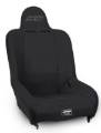 Picture of PRP Premier High Back Suspension Seat - Black Vinyl w/Silver PRP Logo