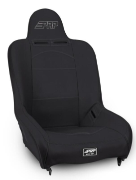 Picture of PRP Premier High Back Suspension Seat - Black Vinyl w/Silver PRP Logo