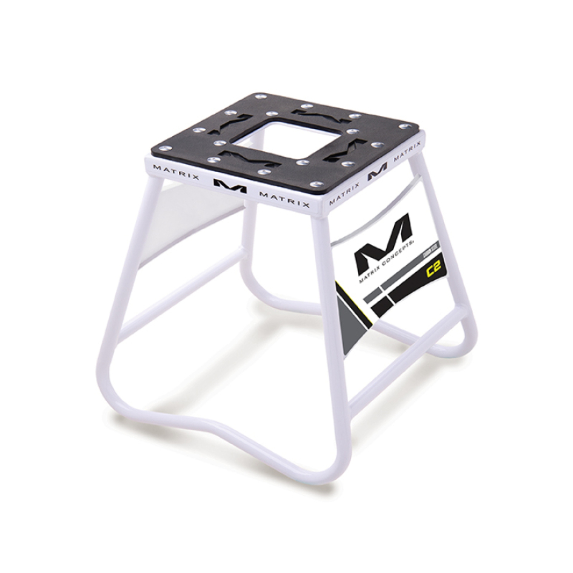 Picture of Matrix Concepts C2 Mini Steel Stand with Nameplate - White