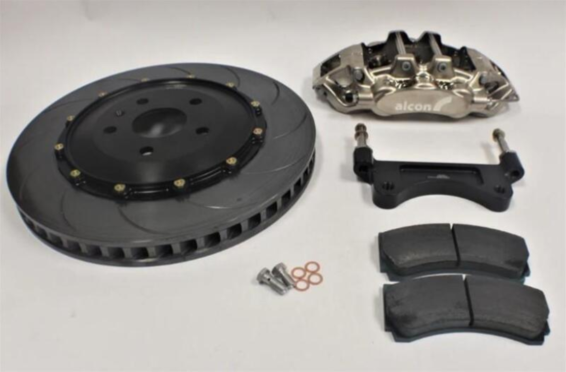 Picture of Alcon Chevrolet Corvette C5 6 Piston 355x32mm Front Street Kit - Nickle Plated