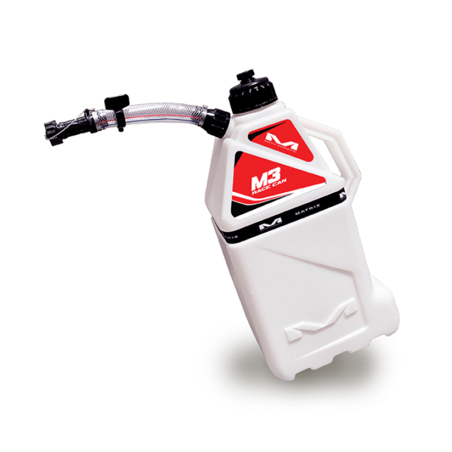 Picture of Matrix Concepts M4 0.4 Gallon Utility Can White-Red