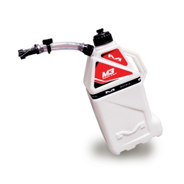 Picture of Matrix Concepts M4 0.4 Gallon Utility Can White-Red