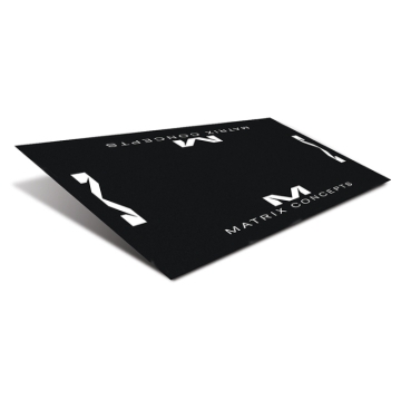 Picture of Matrix Concepts R8 Rubber 3MM 4 Foot X 8 Foot Floor Mat - Black/White