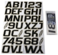 Picture of Hardline Boat Lettering Registration Kit 3 in. - 700 Black/Beige