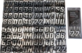 Picture of Hardline Snowmobile Lettering Registration Kit 2 in. - 500 Chrome/Black