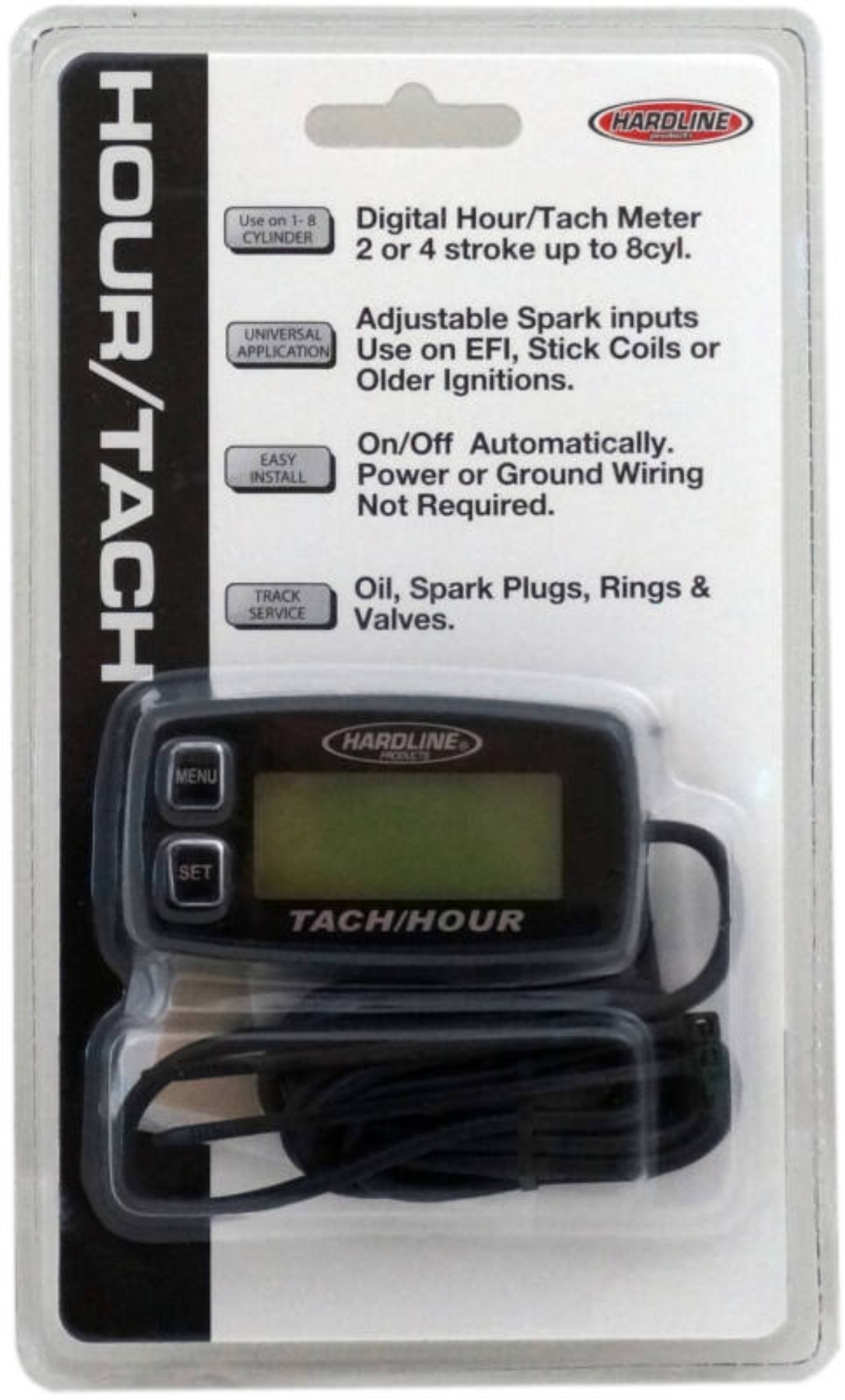 Picture of Hardline Hour Tachometer Meter Up To 8 Cylinders