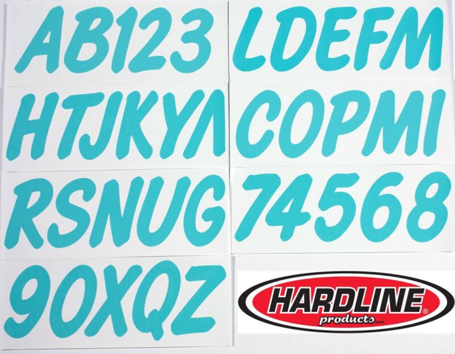 Picture of Hardline Boat Lettering Registration Kit 3 in. - 400 Mint Solid