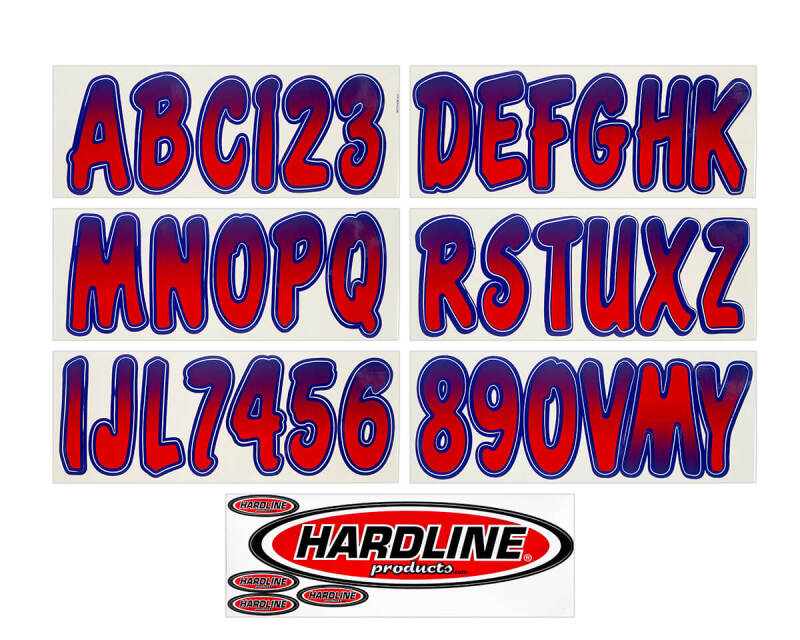Picture of Hardline HRL Registration Letters Stickers/Decals/Banners - REPUG200