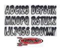 Picture of Hardline Boat Lettering Registration Kit 3 in. - 200 Silver/Black