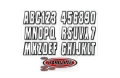 Picture of Hardline Boat Lettering Registration Kit 3 in. - 320 Silver/Black