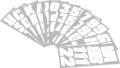 Picture of Hardline Snowmobile Lettering Registration Kit 2 in. - 500 Solid White/