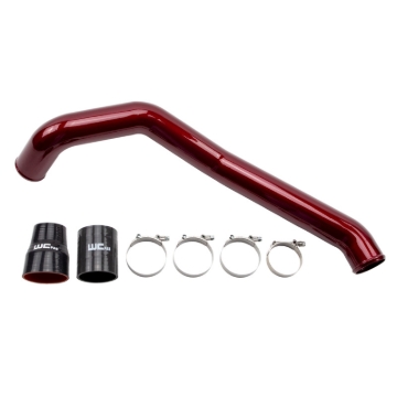 Picture of Wehrli 2004.5-10 Duramax LLY/LMM D/S 3in. Intercooler Pipe - Candy Red