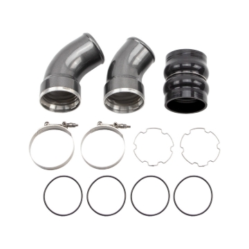 Picture of Wehrli 06-10 Duramax LBZ/LMM P/S 3.5in. Intercooler Pipe - Chevy Orange