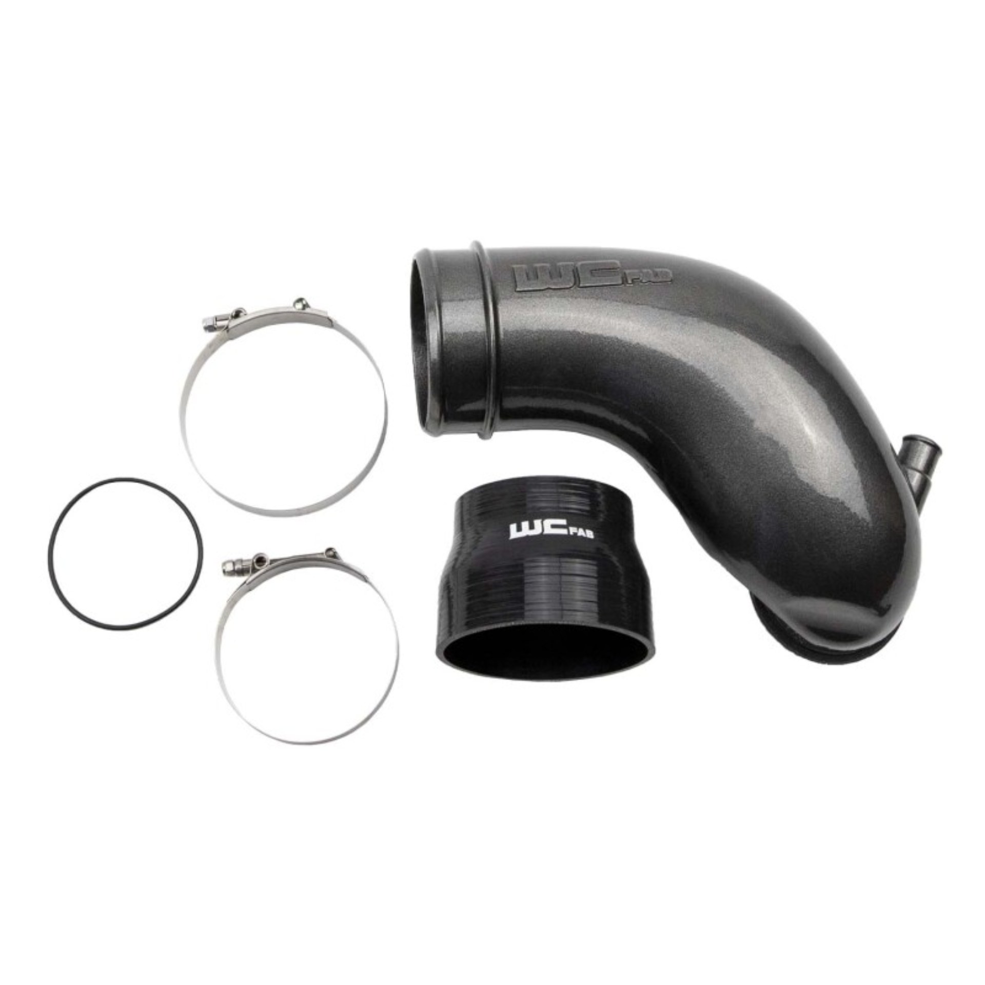 Picture of Wehrli 06-10 Duramax LBZ/LMM 5in. Intake Horn - Bengal Red