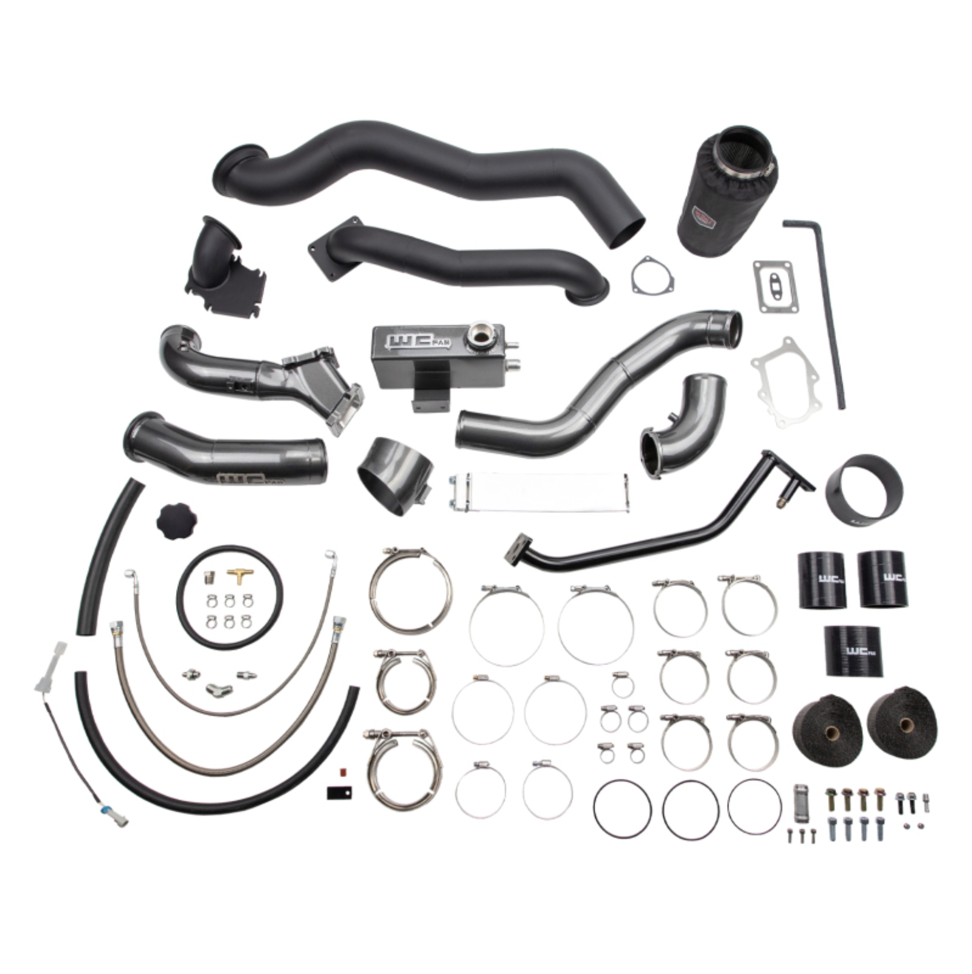Picture of Wehrli 01-04 Duramax LB7 Twin Turbo Kit S400/Stock - Candy Red
