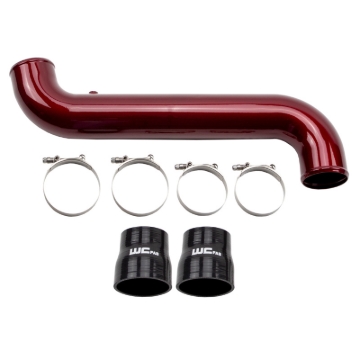 Picture of Wehrli 11-16 Duramax LML P/S 3.5in. Intercooler Pipe - Candy Teal