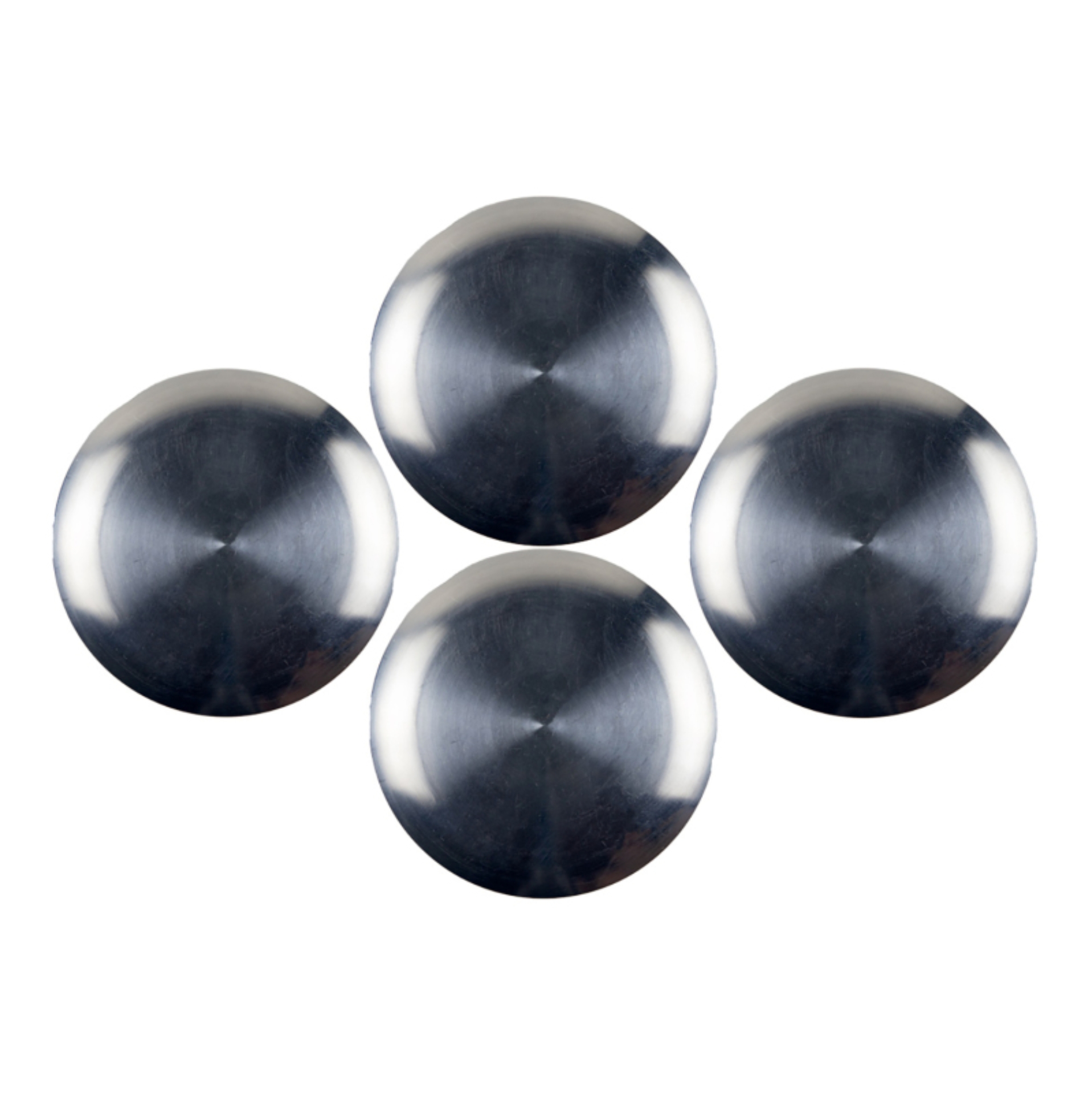 Picture of Wehrli 19+ Honda Talon Billet Hub Cap Kit for OEM Wheels - Raw