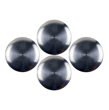 Picture of Wehrli 19+ Honda Talon Billet Hub Cap Kit for OEM Wheels - Raw