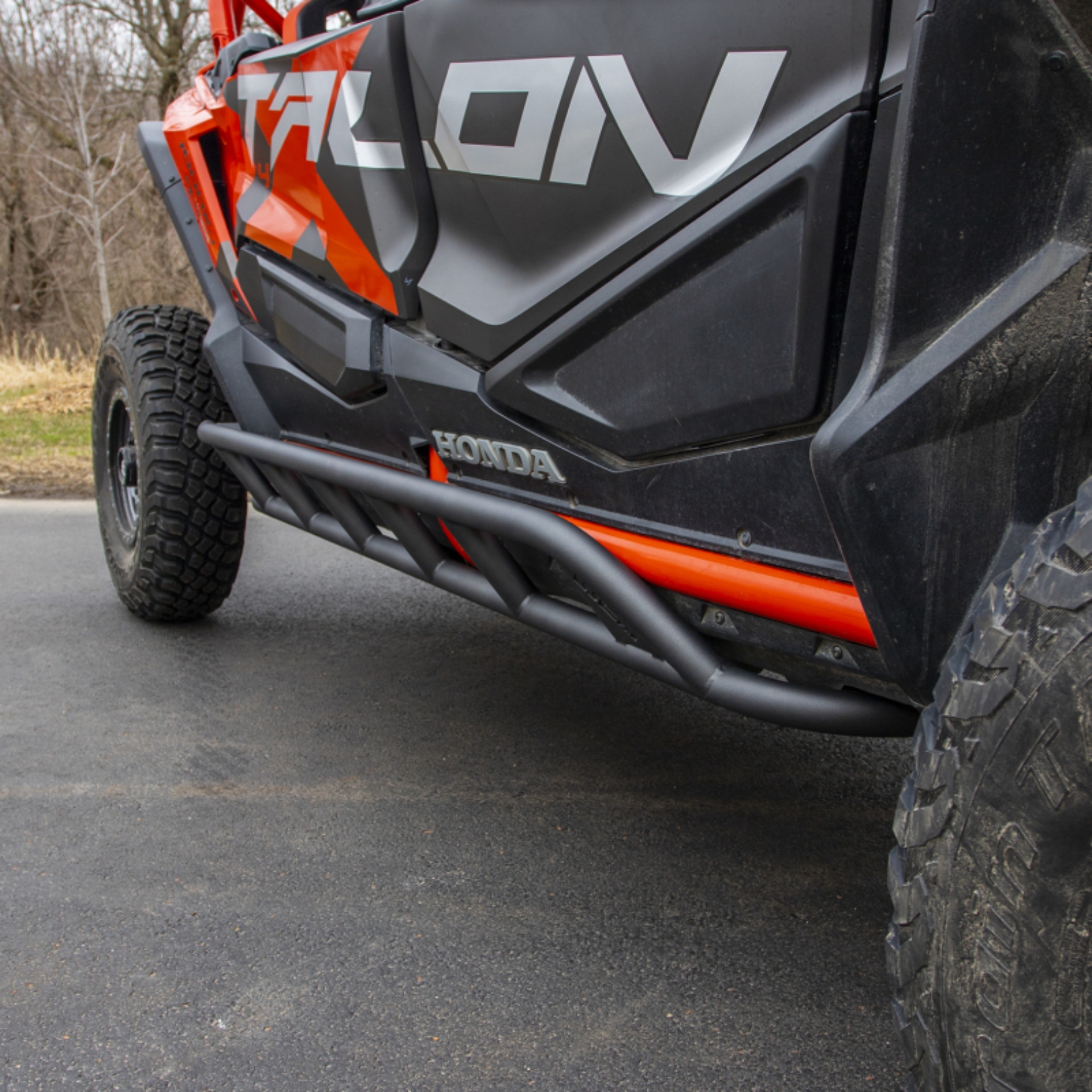 Picture of Wehrli 19+ Honda Talon 1000X 4 Seat Rock Sliders - Talon Red