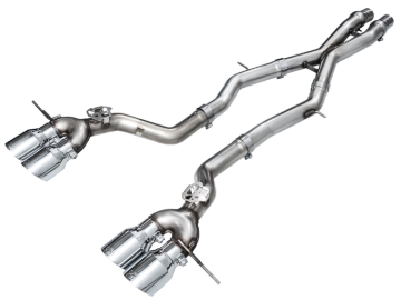 Picture of AWE Tuning 23-24 BMW G87 M2 Track Edition Exhaust - Chrome Silver Tips