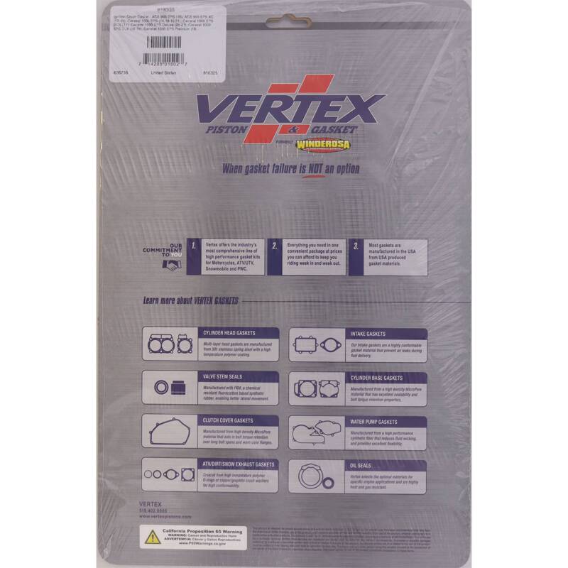 Picture of Vertex Gaskets 2016 Polaris ACE 900 EFI EPS Ignition Cover Gasket Kit