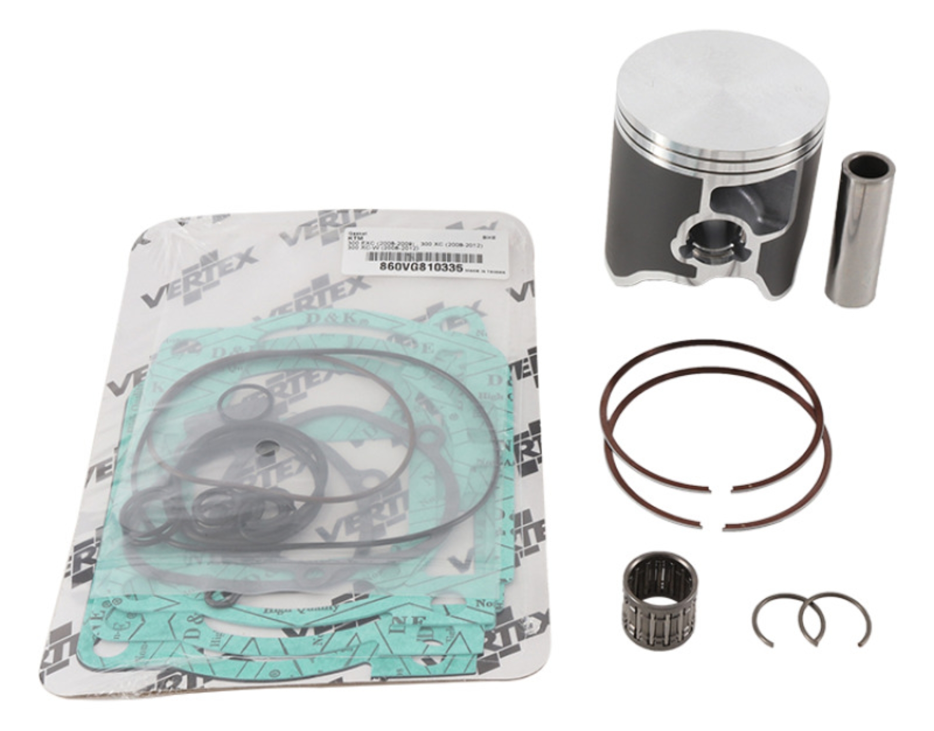 Picture of Vertex Piston 08-12 KTM 300 EXC 300cc Top End Piston Kit