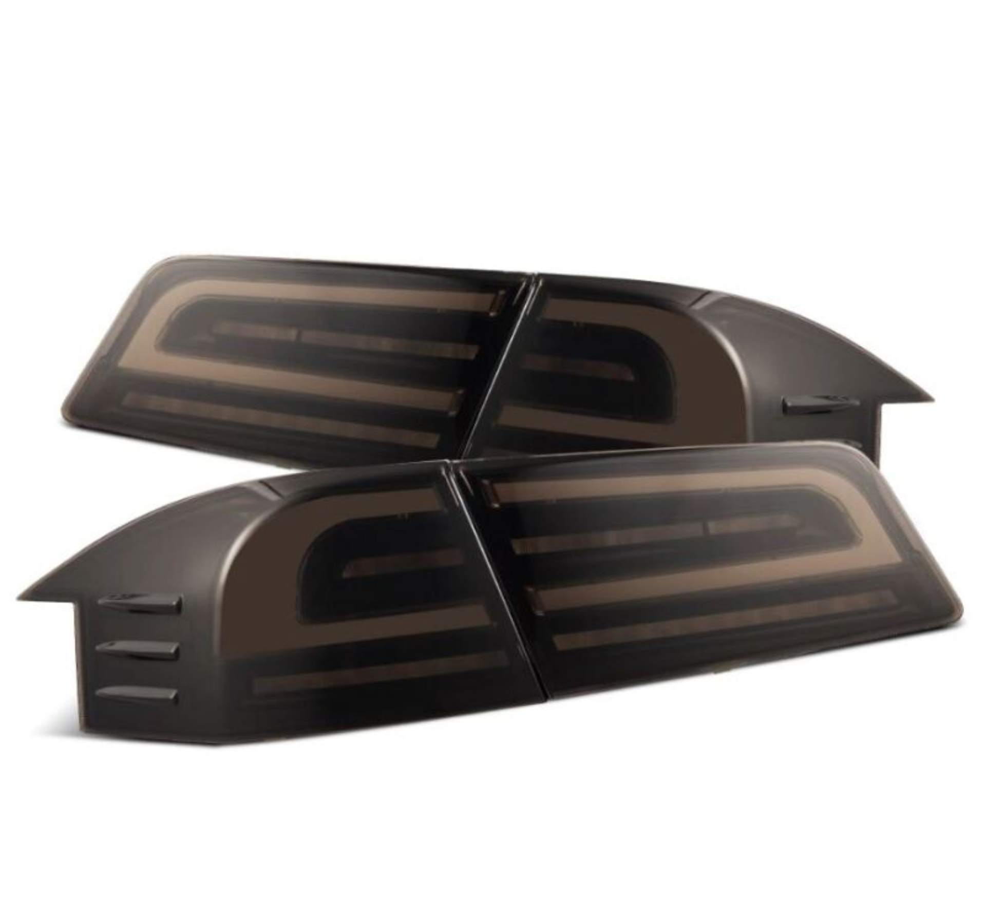 Picture of AlphaRex 12-21 Tesla Model S LUXX-Series LED Tail Lights - Black