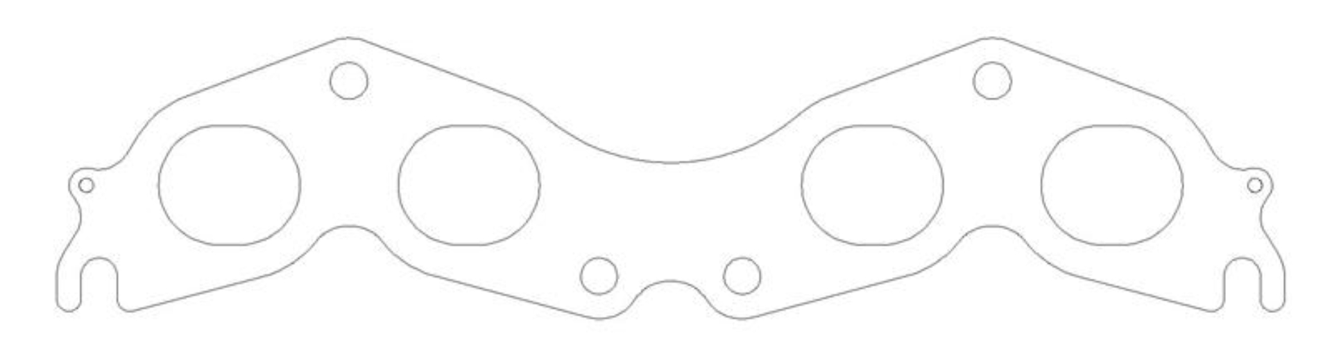 Picture of Cometic Toyota 3S-GTE/5SFE 89-97 .030 inch MLS Exhaust Gasket 1.690 inch X 1.415 inch Port