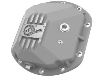 Picture of aFe 97-18 Jeep Wrangler TJ/JK Dana 30 Street Series Differential Cover w/ Machined Fins - Raw