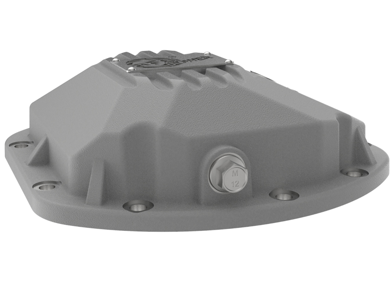 Picture of aFe 97-18 Jeep Wrangler TJ/JK Dana 30 Street Series Differential Cover w/ Machined Fins - Raw