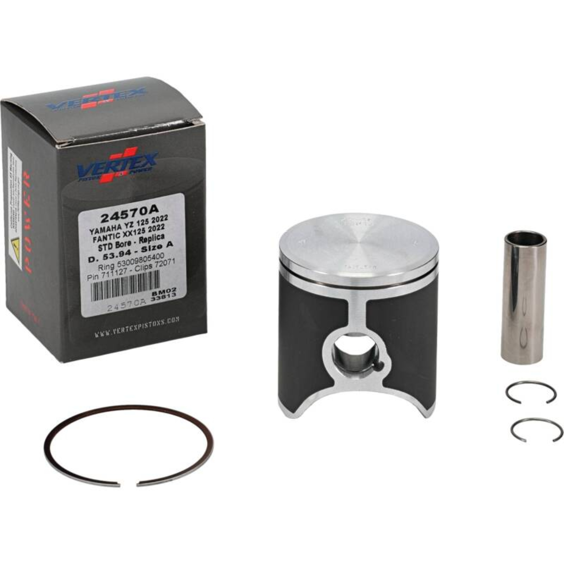 Picture of Vertex Piston 2023 Fantic Motor XE 125 125cc Cast Replica Piston Kit