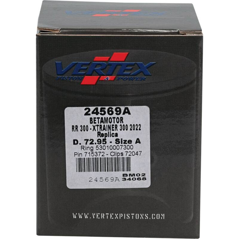Picture of Vertex Pistons VEP Cast Replica Piston Kit Piston Sets - 24569A