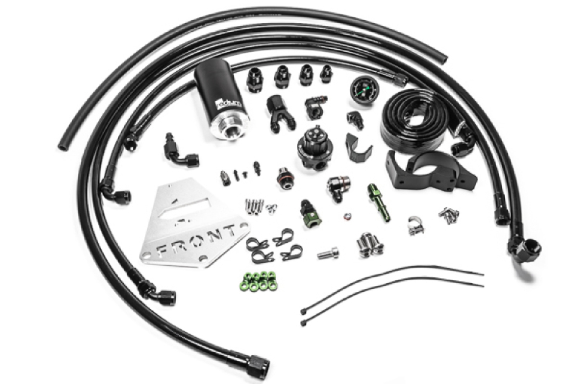 Picture of Radium Engineering 10-15 Chevy Camaro LS3/LS7/L99 Fuel Hanger Plumbing Kit - Stainless Filter