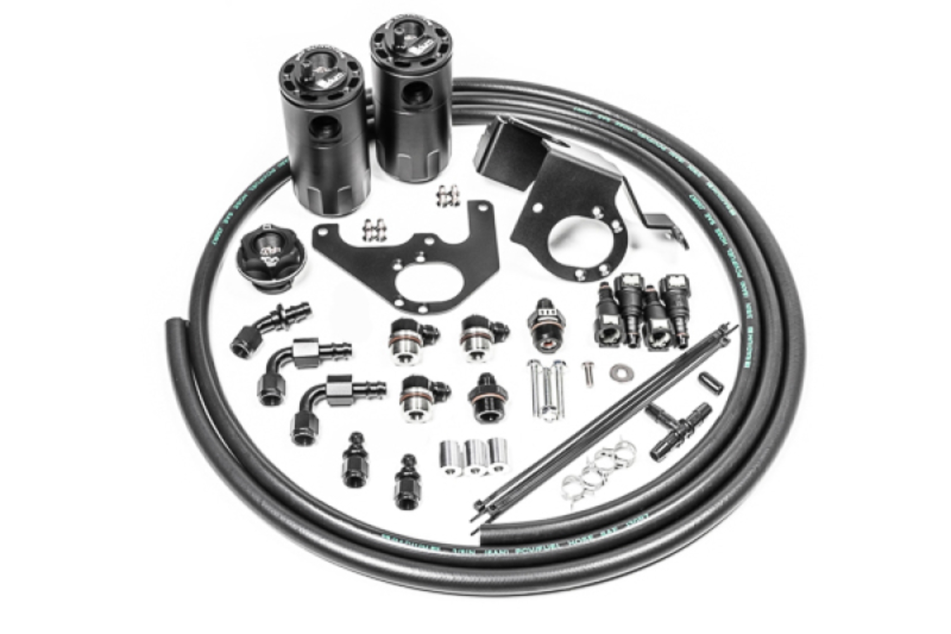 Picture of Radium Engineering 09-15 Cadillac CTS-V Dual Catch Can Kit