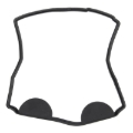 Picture of Vertex Gaskets 09-10 KTM SX 450 ATV Valve Cover Gasket
